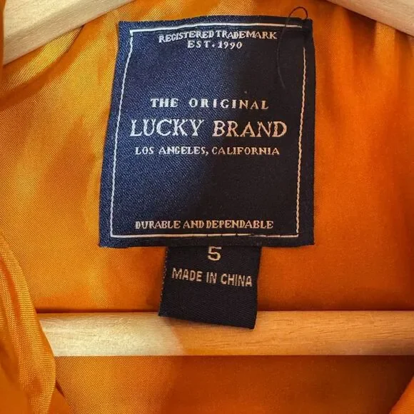 Lucky Brand Puffer Vest Boys 5 Ski Snowboard Diamond‎ Quilt Golf Outdoors Moto - Picture 3 of 10